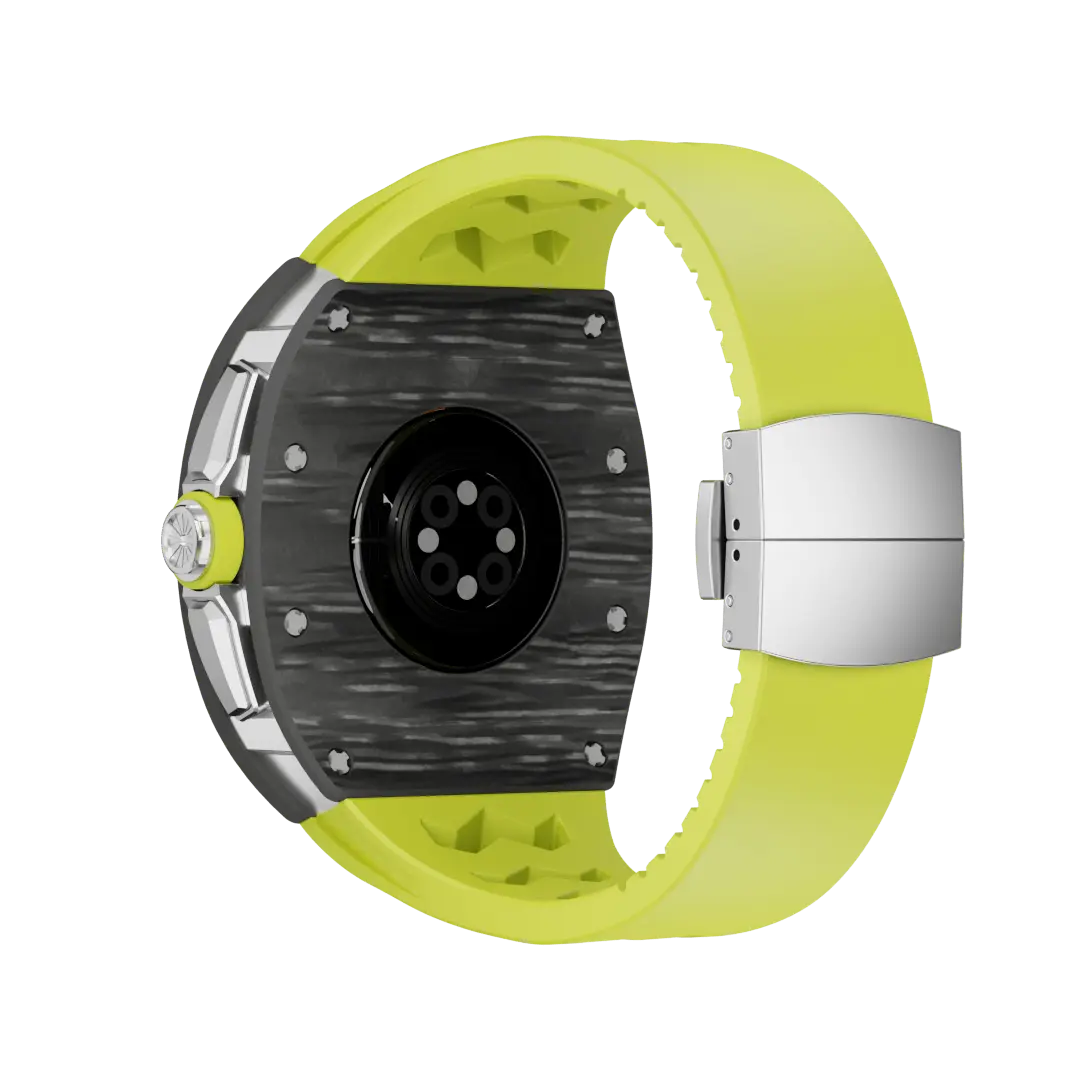 Carbon Fiber Case & Silicone Band for Apple Watch