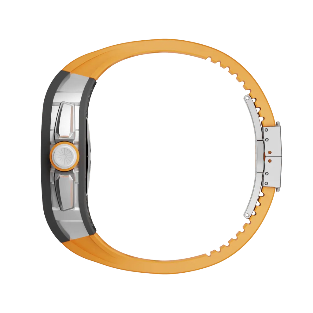 Carbon Fiber Case & Silicone Band for Apple Watch