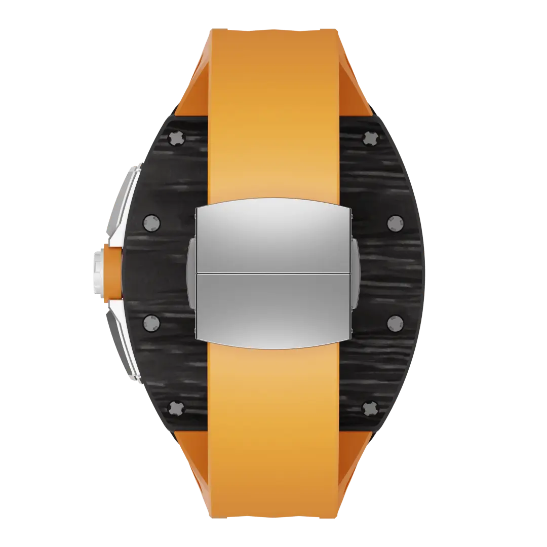 Carbon Fiber Case & Silicone Band for Apple Watch