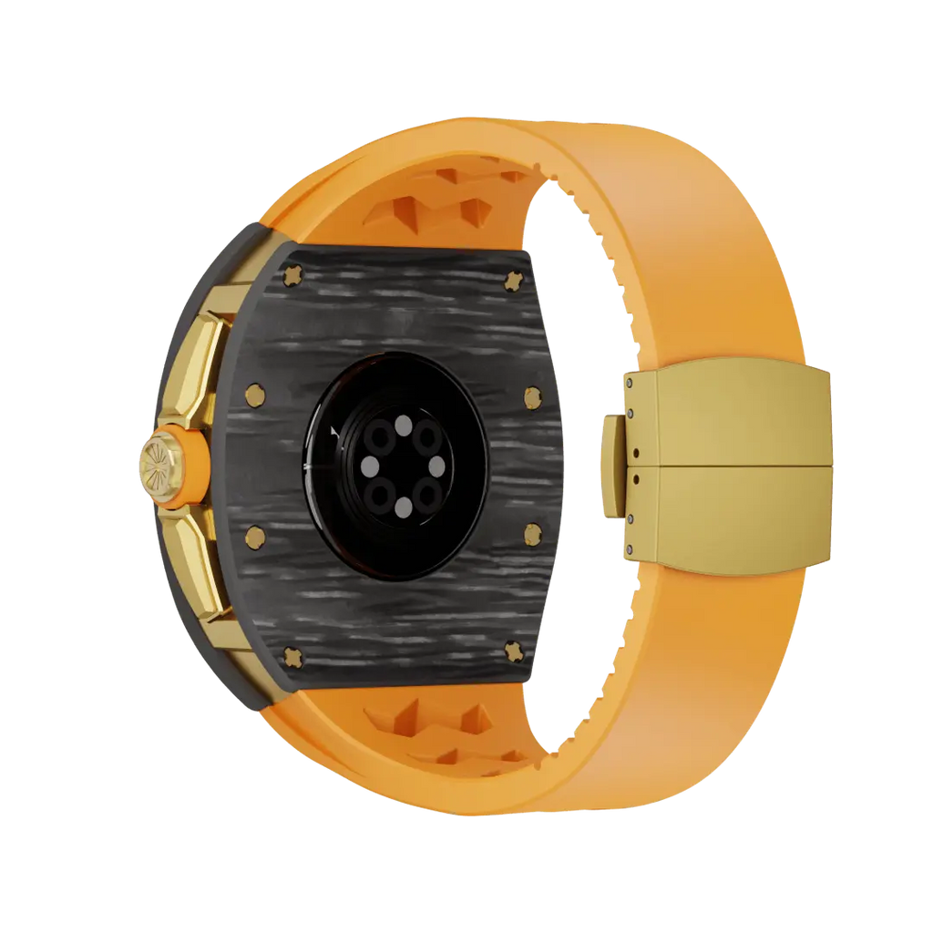 Carbon Fiber Case & Silicone Band for Apple Watch