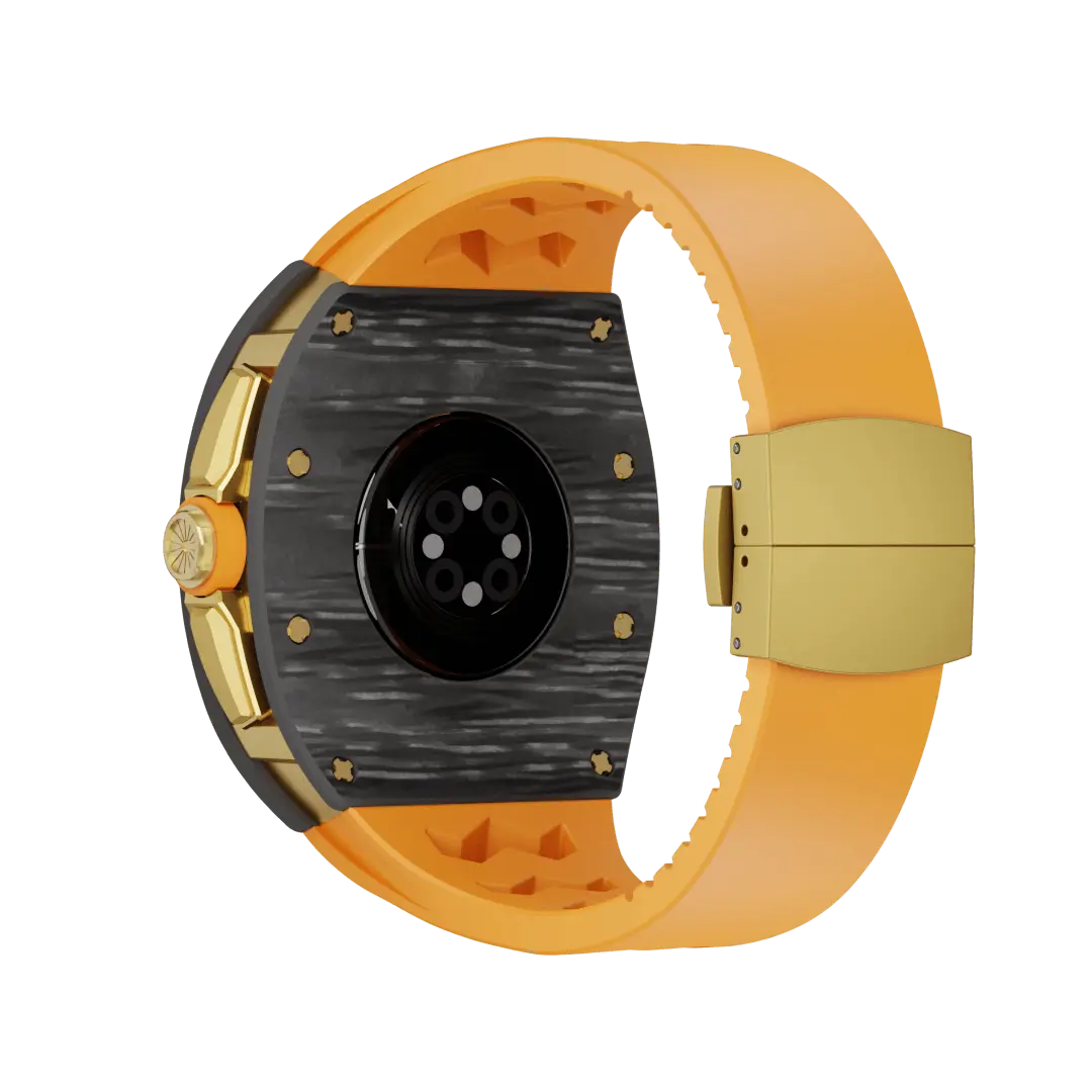 Carbon Fiber Case & Silicone Band for Apple Watch