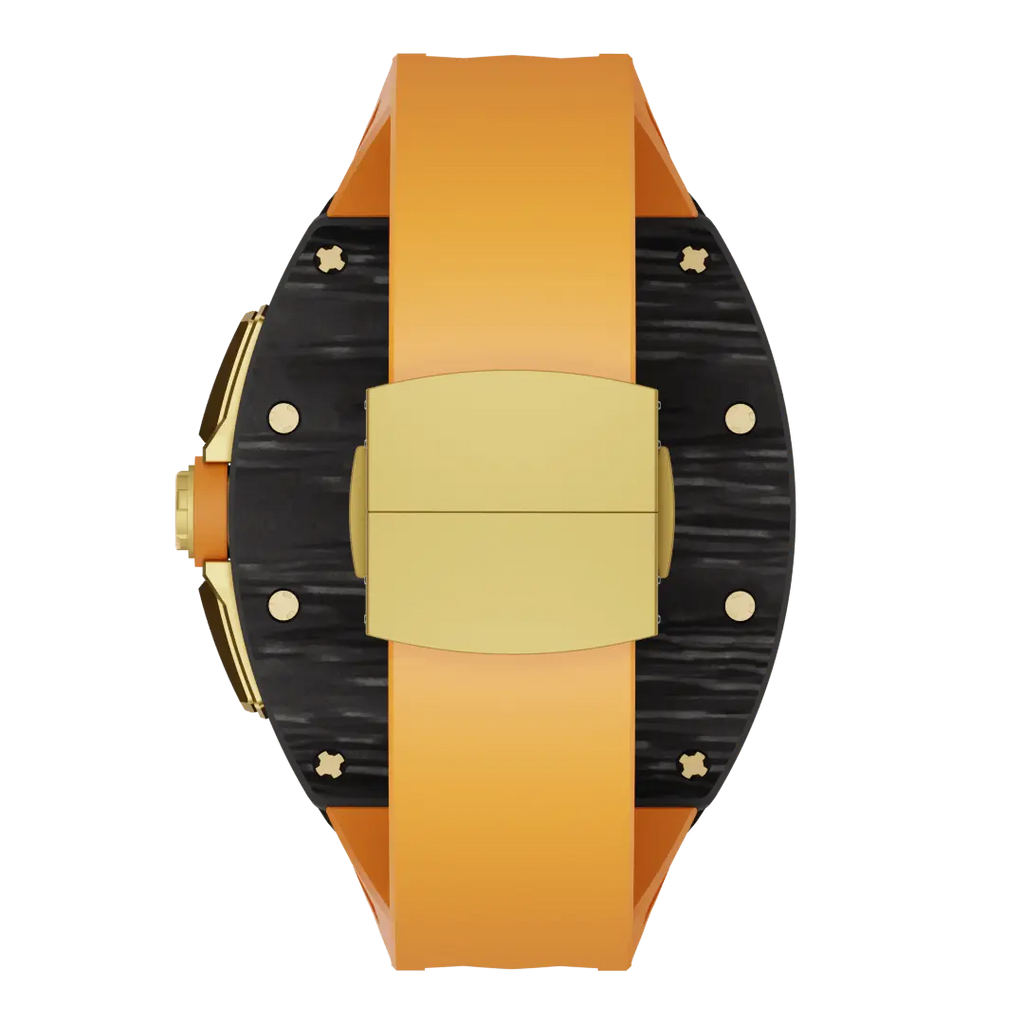 Carbon Fiber Case & Silicone Band for Apple Watch