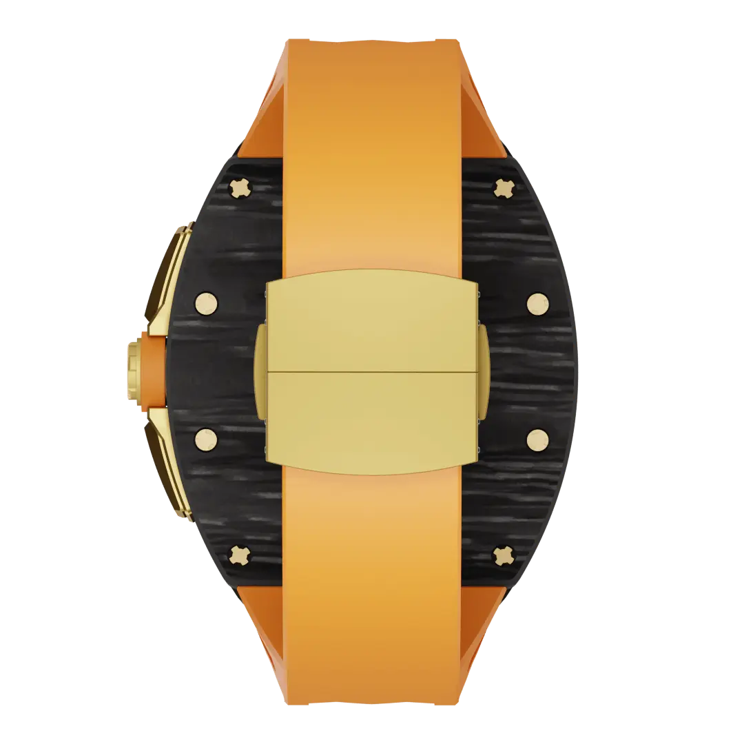 Carbon Fiber Case & Silicone Band for Apple Watch