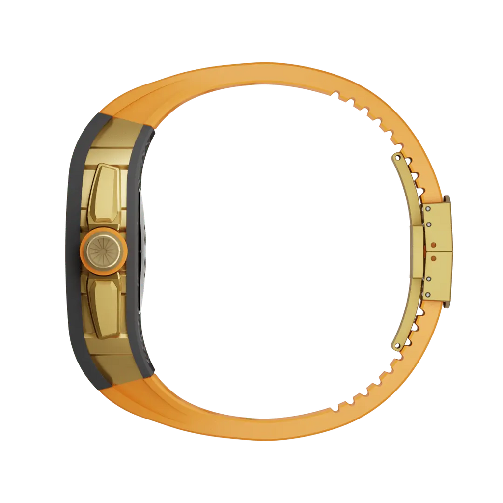 Carbon Fiber Case & Silicone Band for Apple Watch