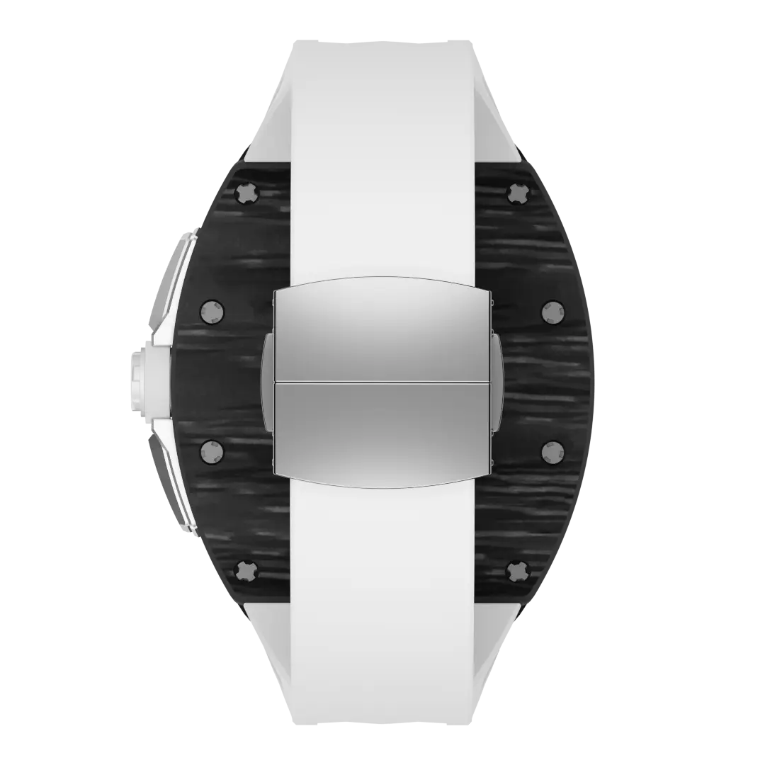 Carbon Fiber Case & Silicone Band for Apple Watch