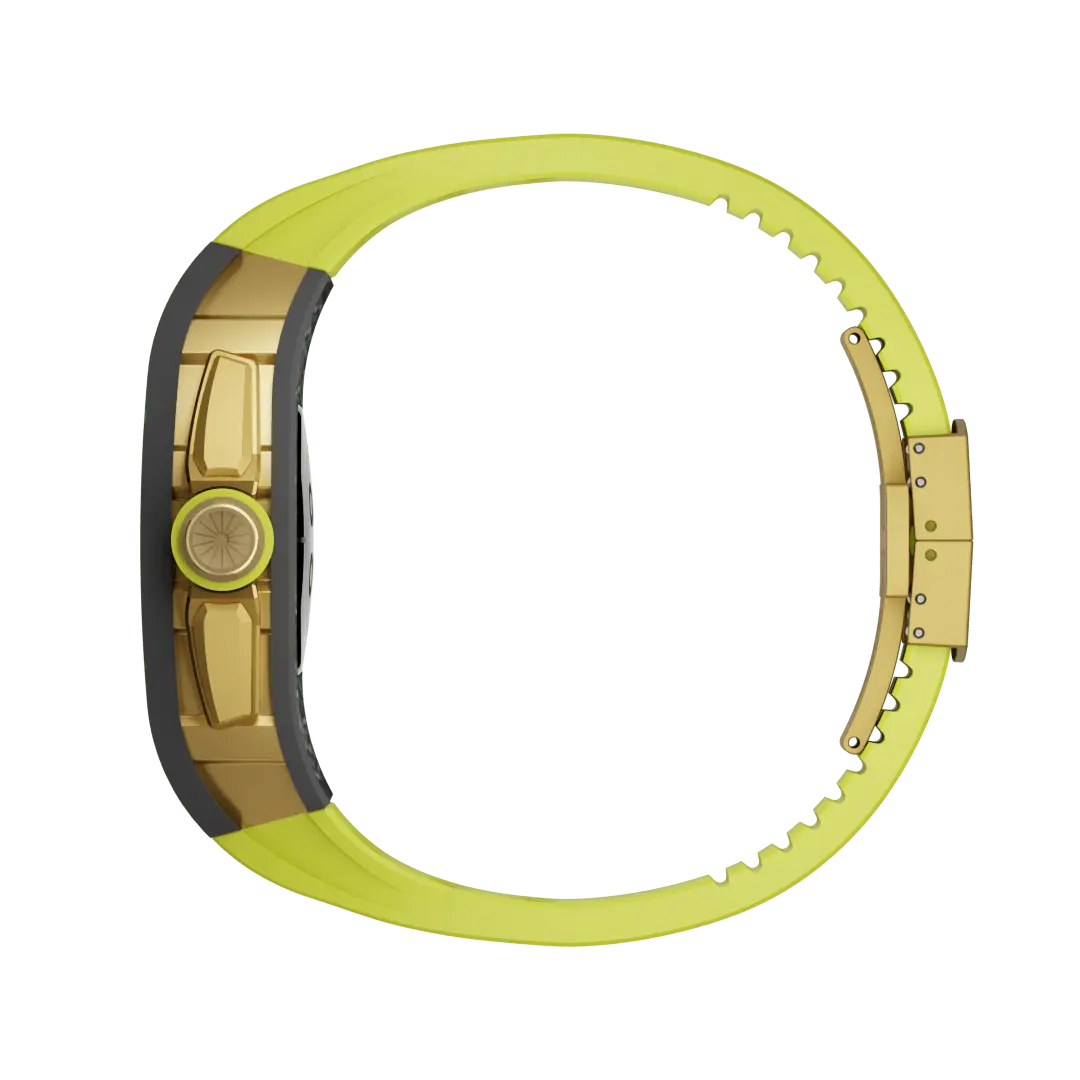 Carbon Fiber Case & Silicone Band for Apple Watch