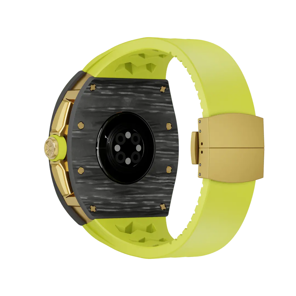 Carbon Fiber Case & Silicone Band for Apple Watch