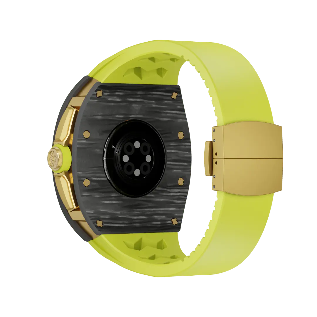 Carbon Fiber Case & Silicone Band for Apple Watch