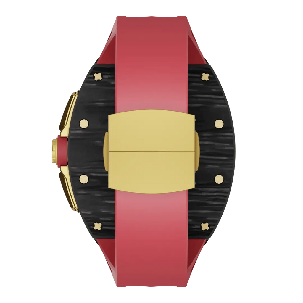 Carbon Fiber Case & Silicone Band for Apple Watch