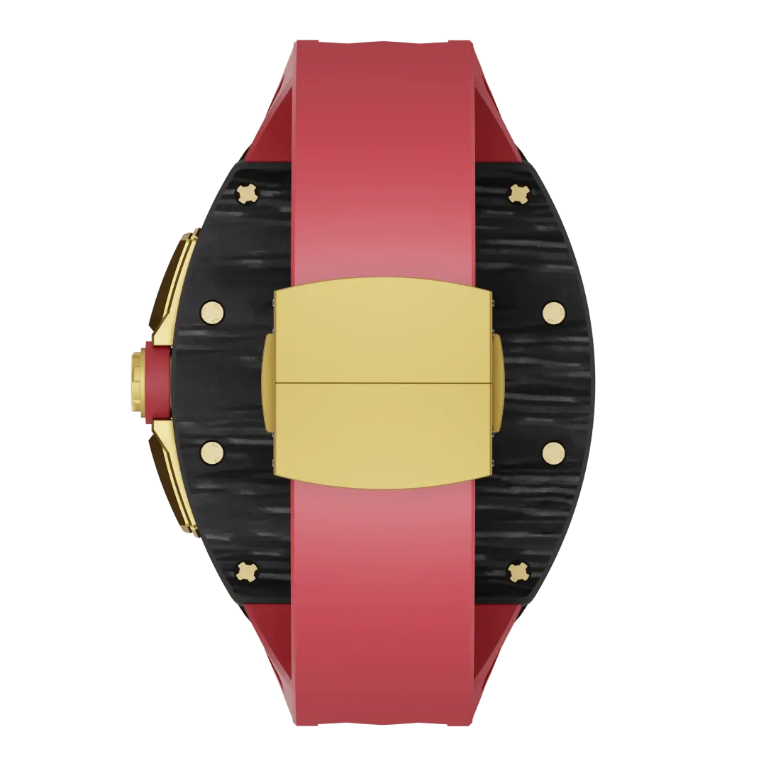 Carbon Fiber Case & Silicone Band for Apple Watch