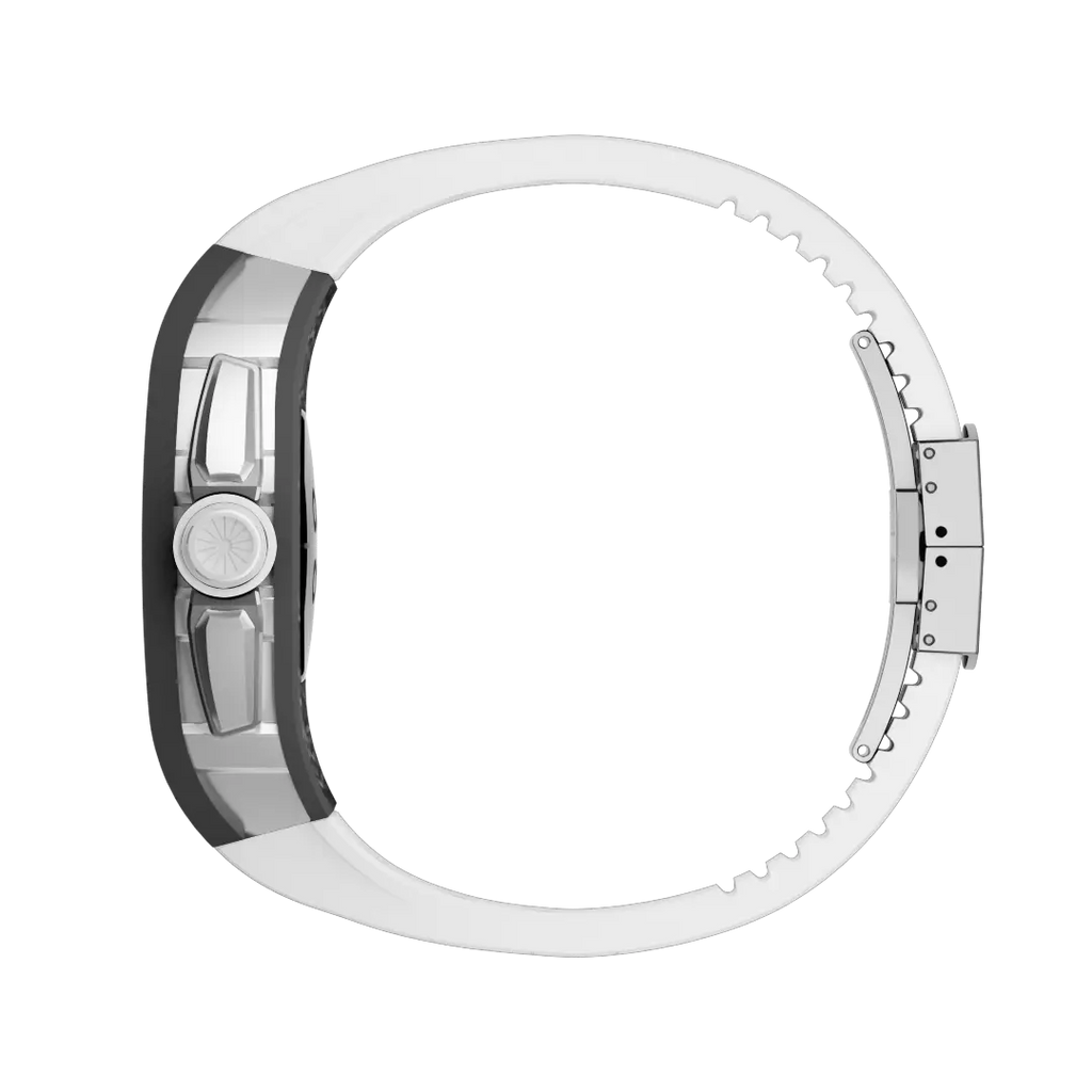 Carbon Fiber Case & Silicone Band for Apple Watch