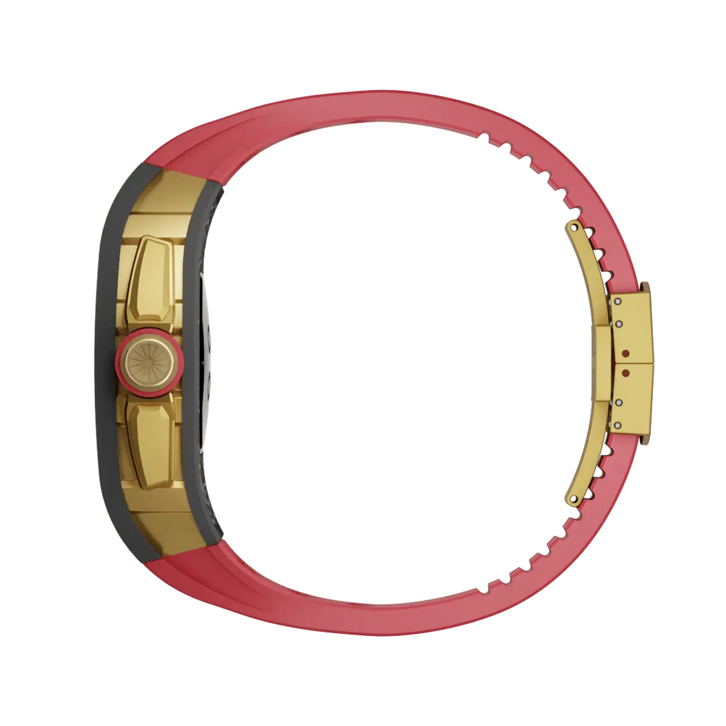 Carbon Fiber Case & Silicone Band for Apple Watch