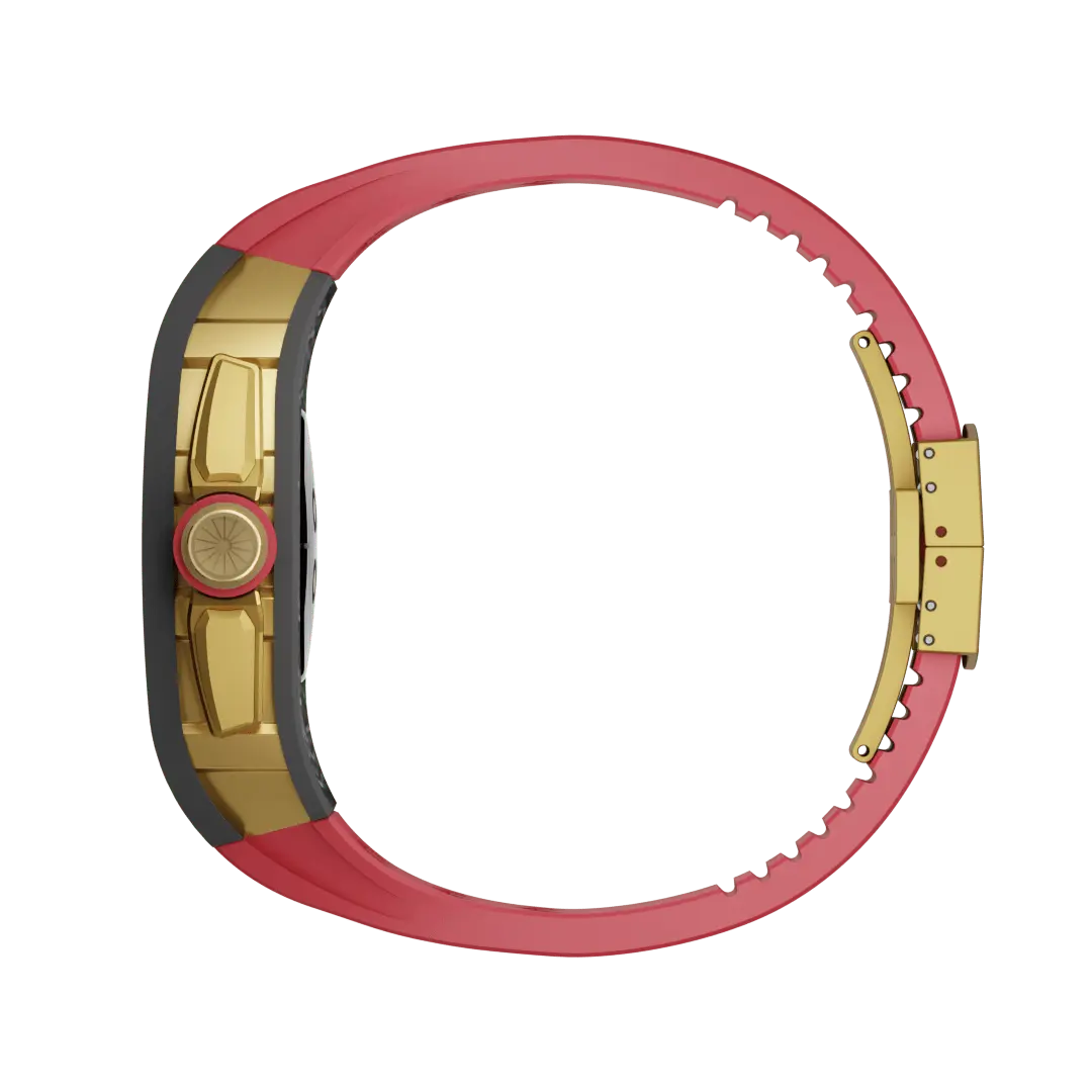 Carbon Fiber Case & Silicone Band for Apple Watch