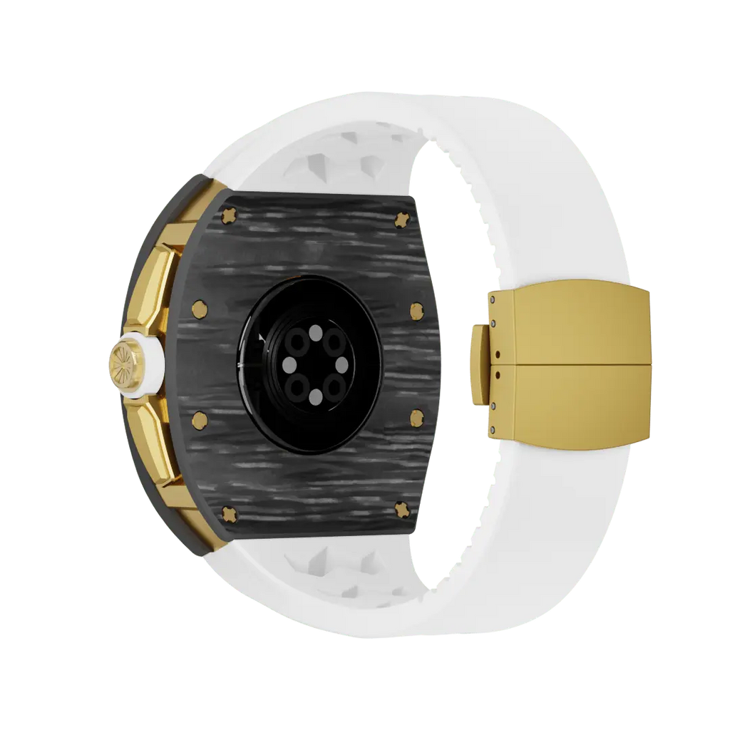 Carbon Fiber Case & Silicone Band for Apple Watch