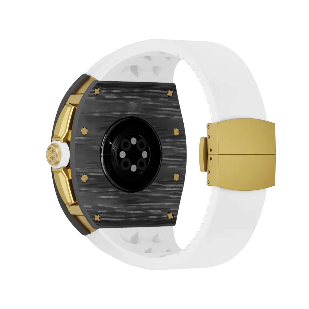 Carbon Fiber Case & Silicone Band for Apple Watch