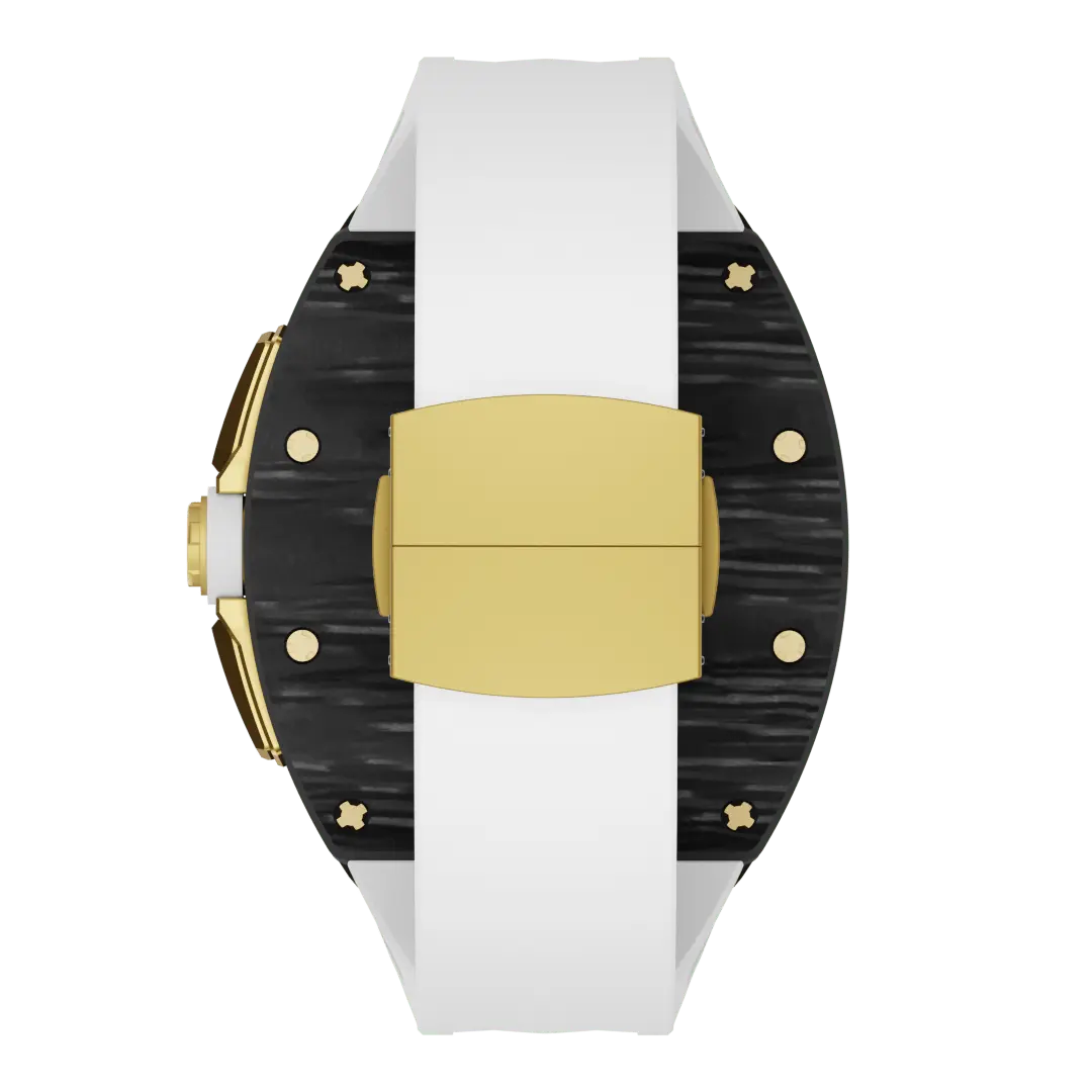 Carbon Fiber Case & Silicone Band for Apple Watch