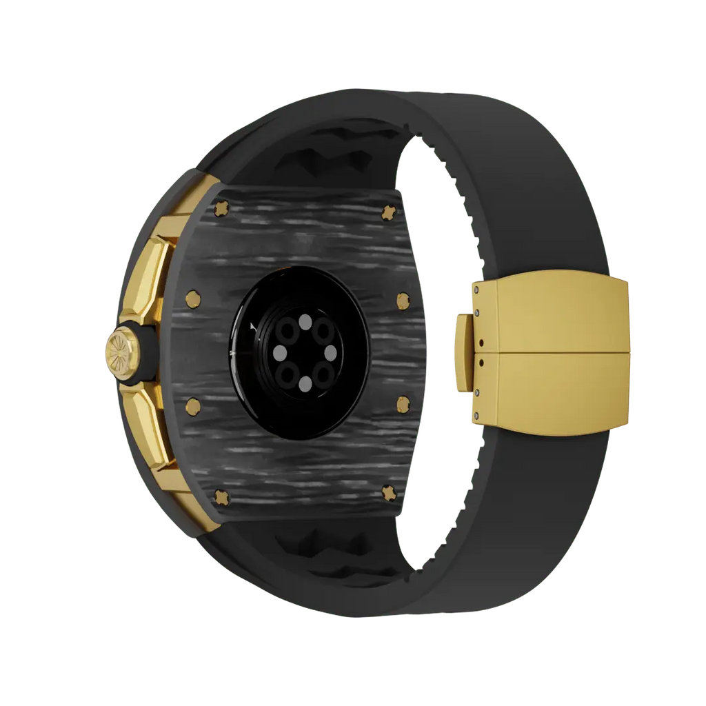 Carbon Fiber Case & Silicone Band for Apple Watch