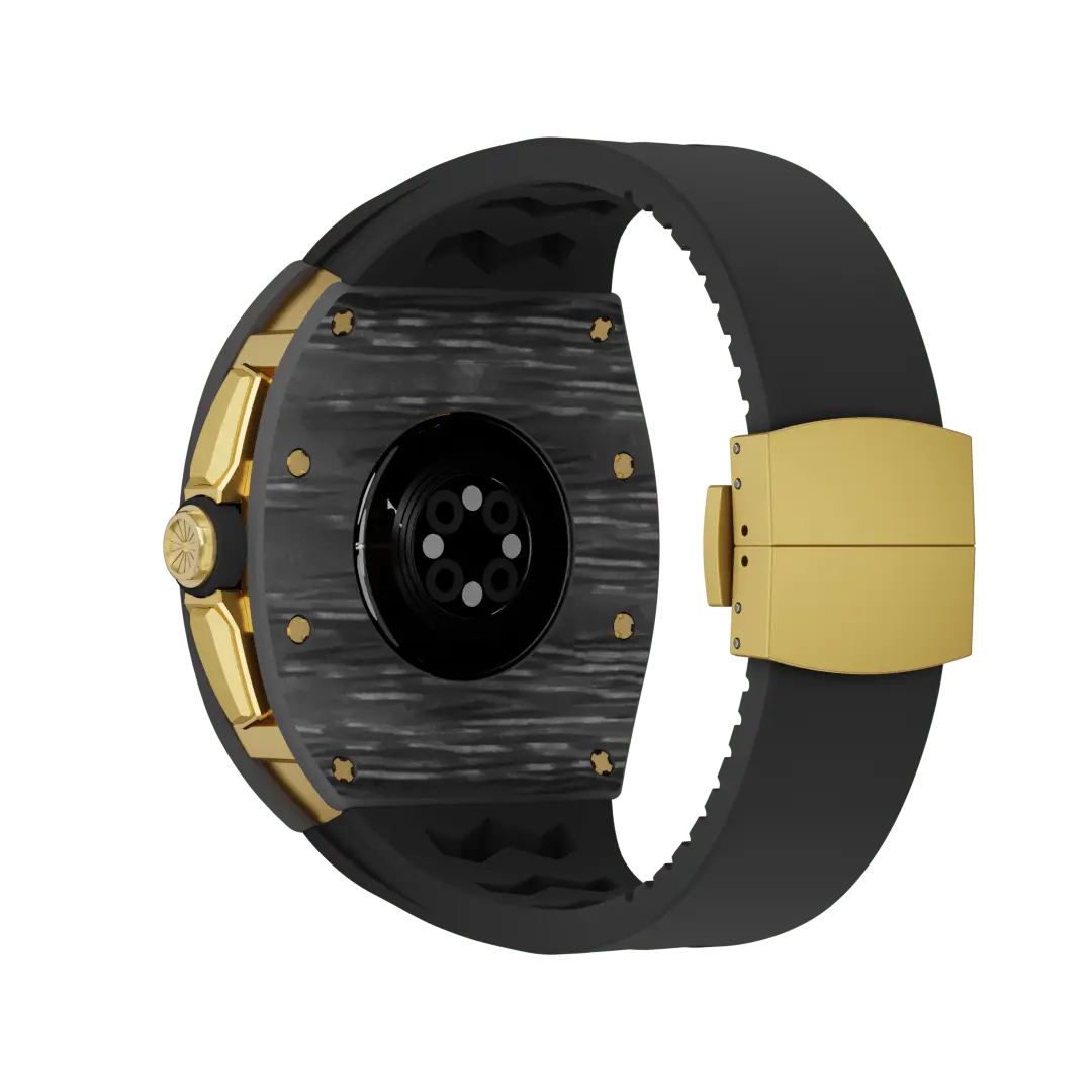 Carbon Fiber Case & Silicone Band for Apple Watch