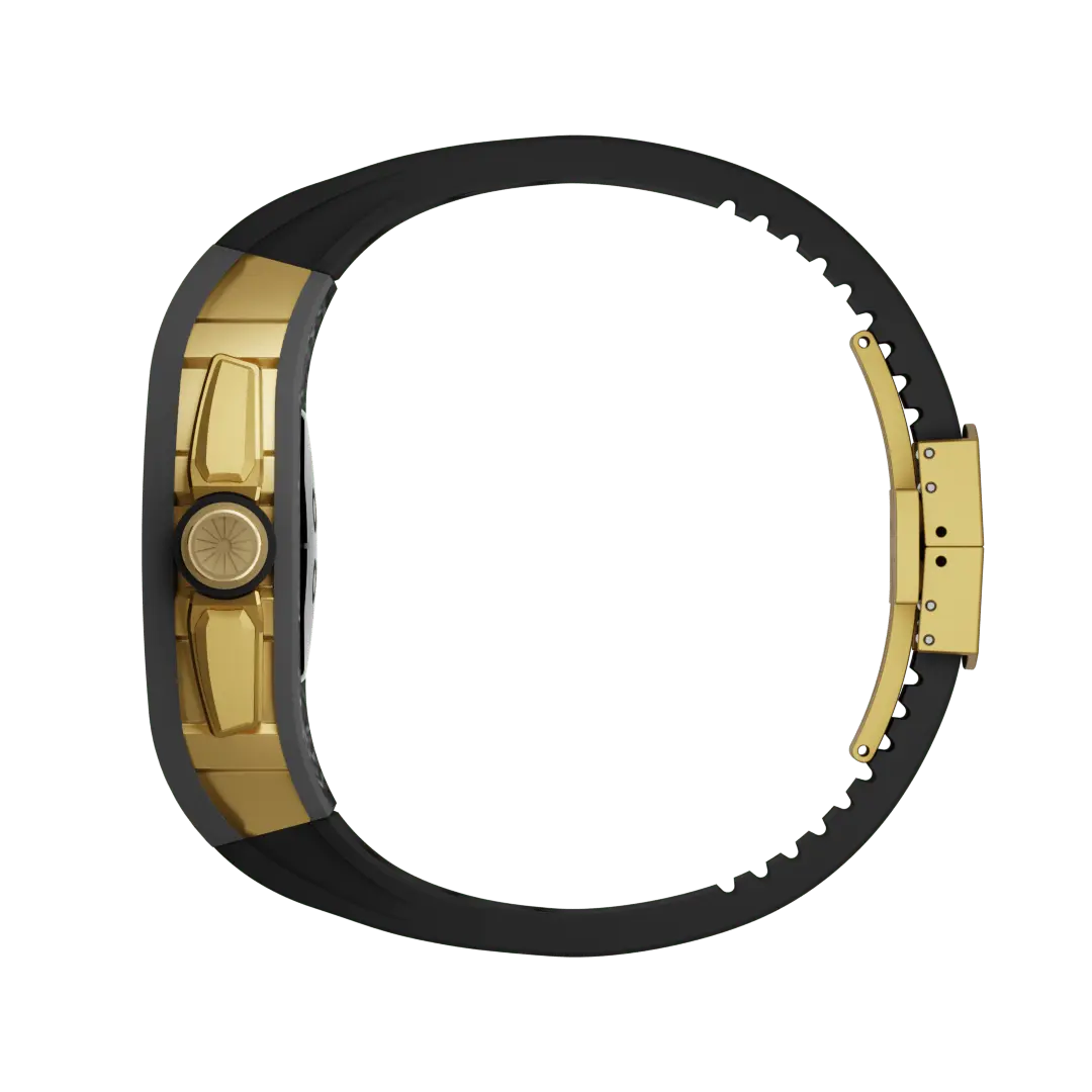 Carbon Fiber Case & Silicone Band for Apple Watch