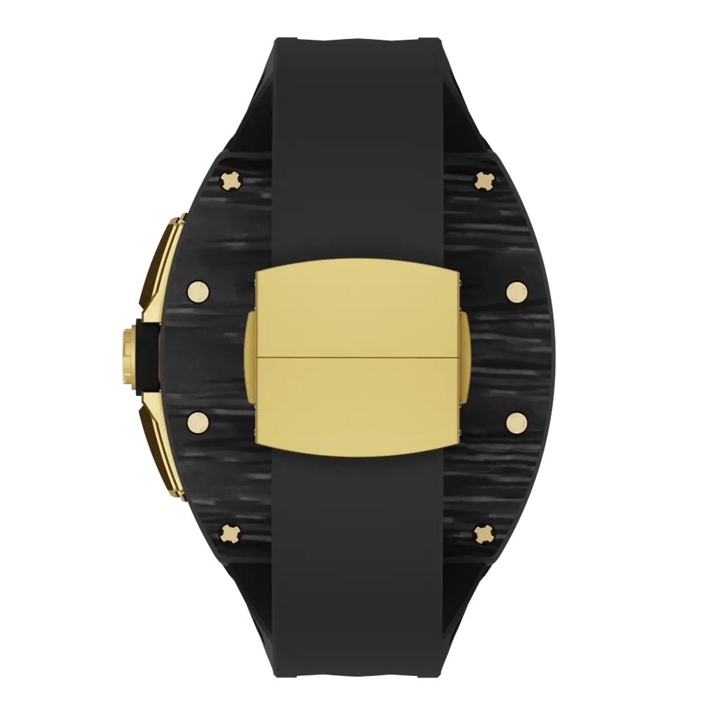 Carbon Fiber Case & Silicone Band for Apple Watch