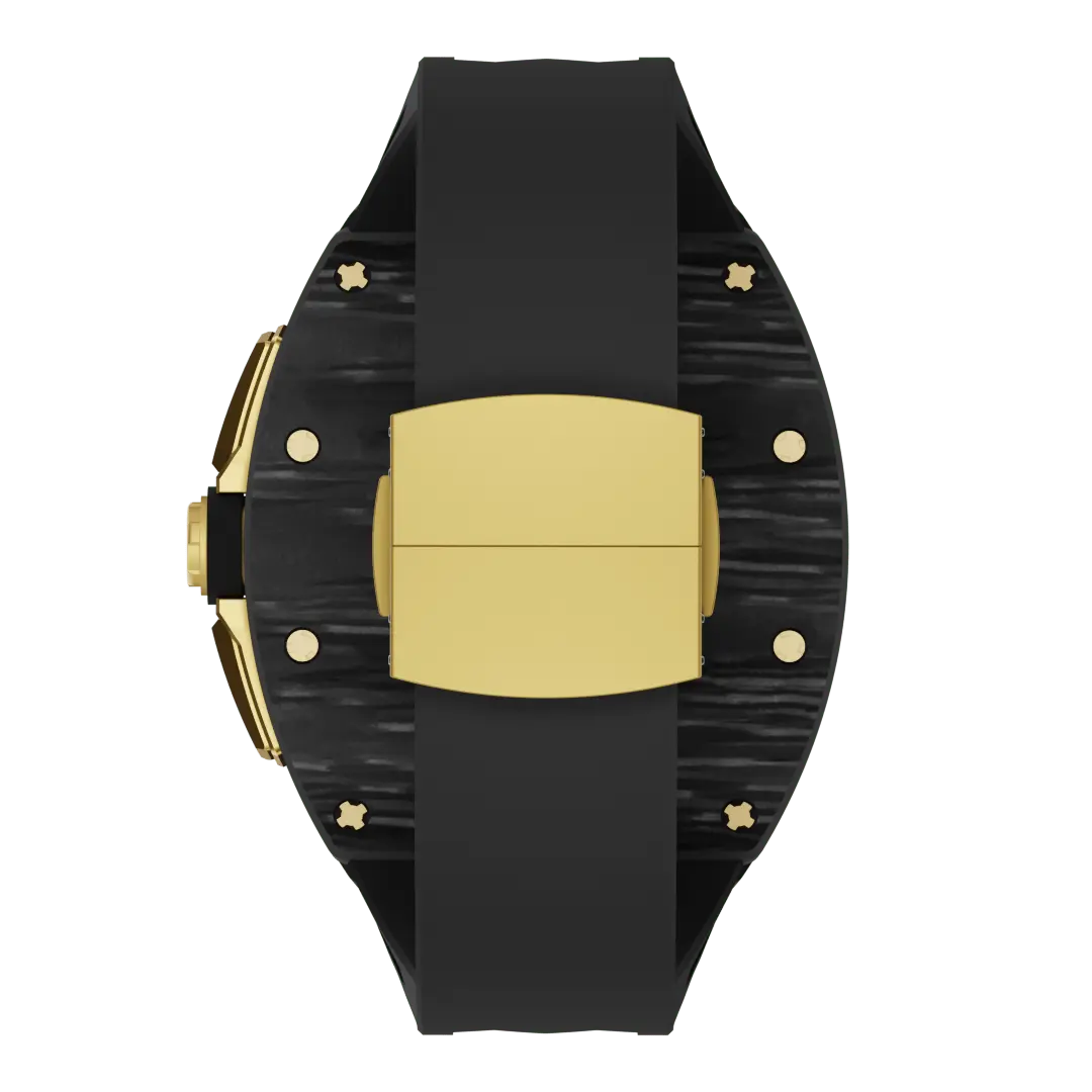 Carbon Fiber Case & Silicone Band for Apple Watch