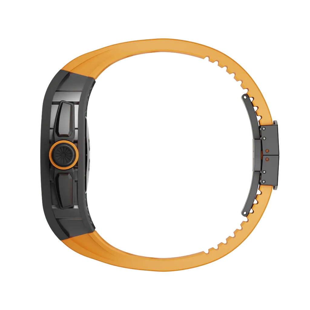 Carbon Fiber Case & Silicone Band for Apple Watch