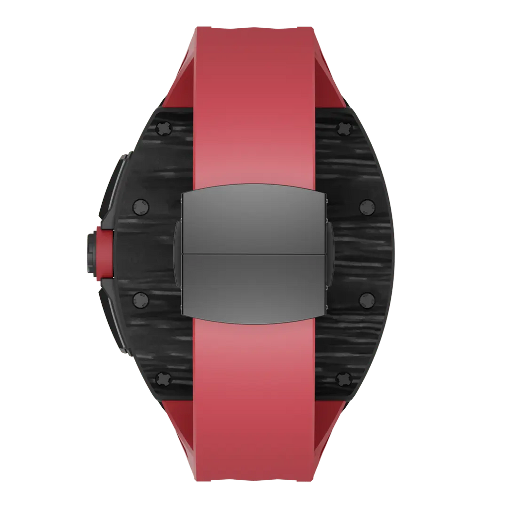 Carbon Fiber Case & Silicone Band for Apple Watch