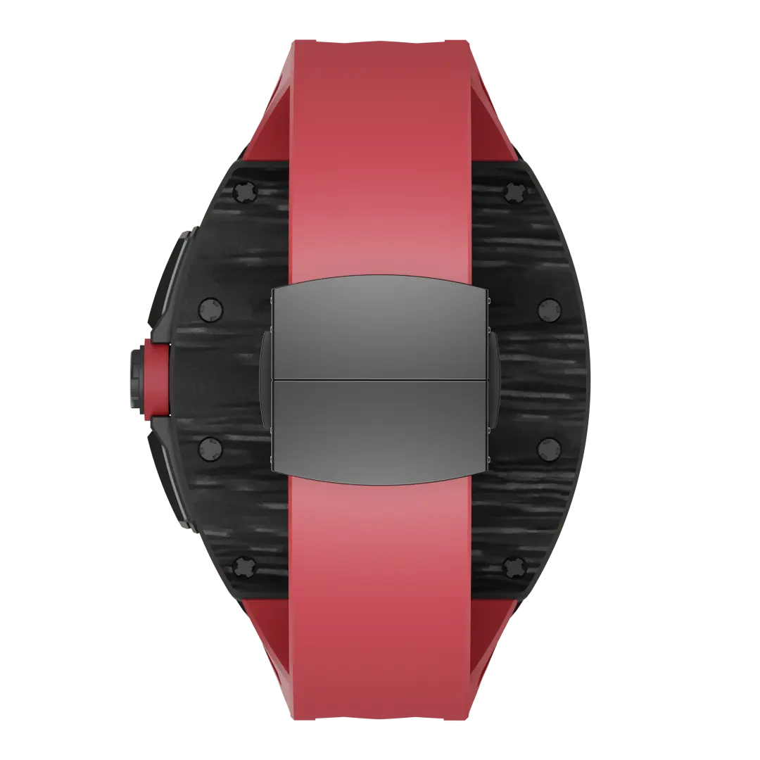 Carbon Fiber Case & Silicone Band for Apple Watch