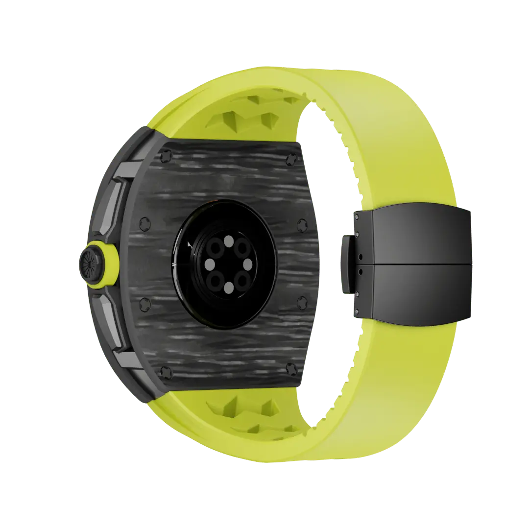 Carbon Fiber Case & Silicone Band for Apple Watch