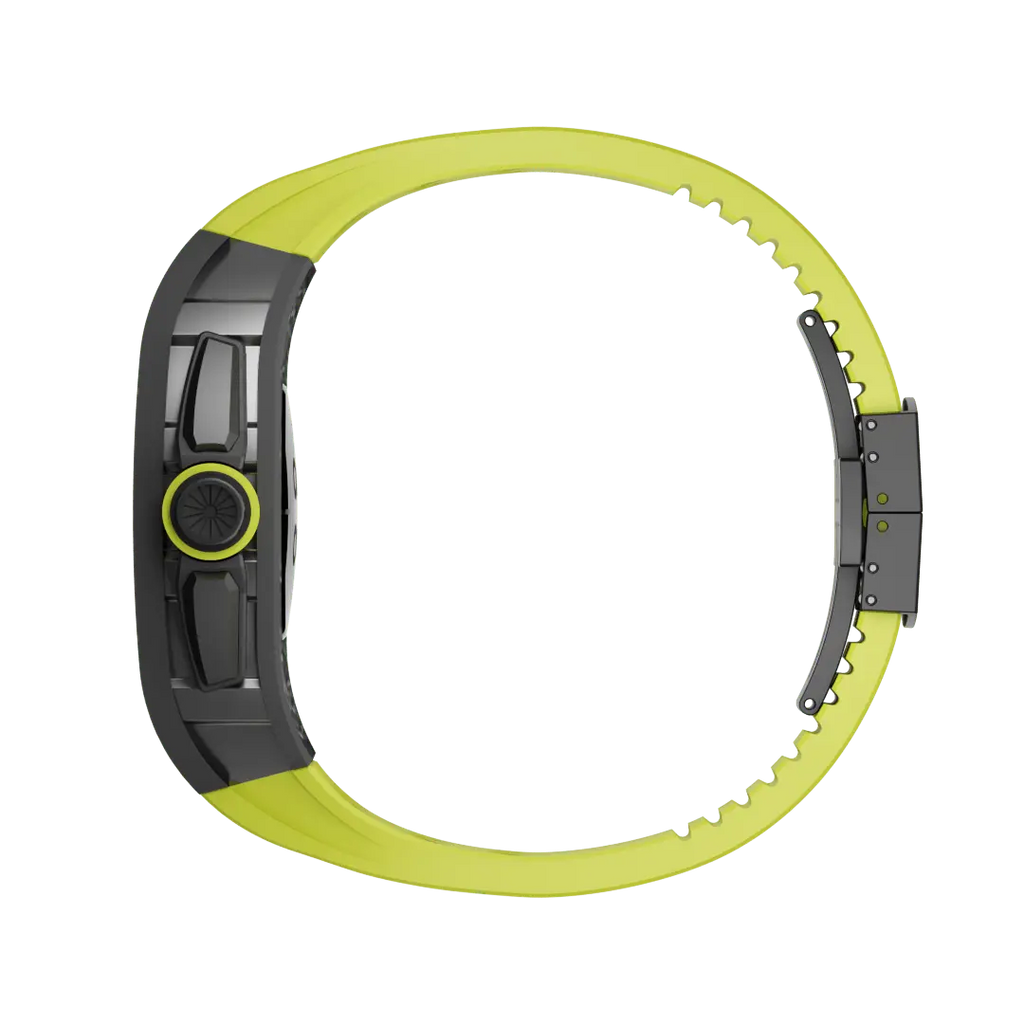 Carbon Fiber Case & Silicone Band for Apple Watch