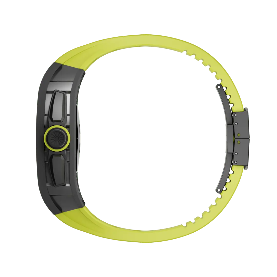 Carbon Fiber Case & Silicone Band for Apple Watch