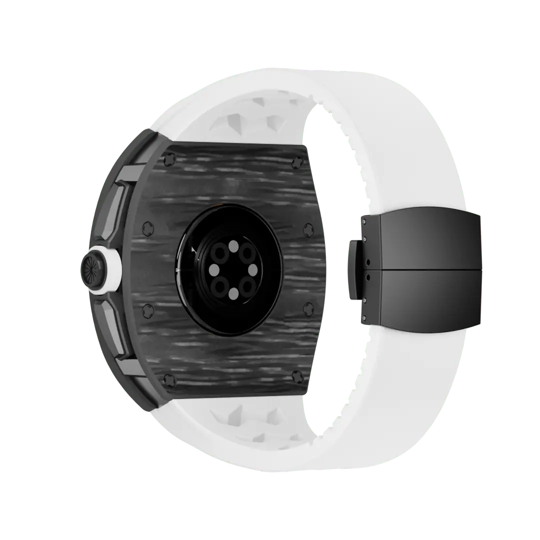 Carbon Fiber Case & Silicone Band for Apple Watch