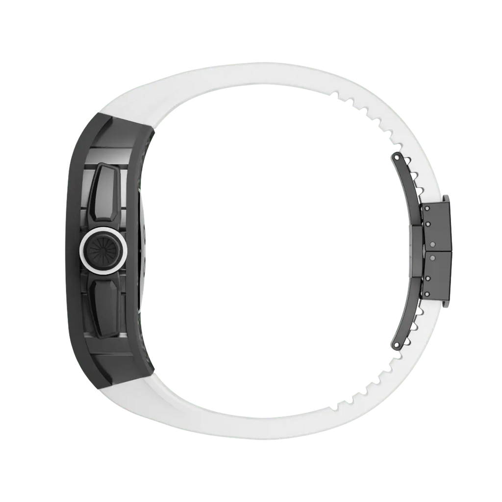 Carbon Fiber Case & Silicone Band for Apple Watch