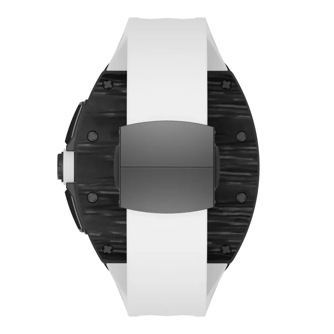 Carbon Fiber Case & Silicone Band for Apple Watch