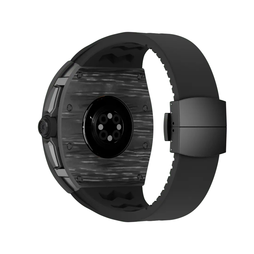 Carbon Fiber Case & Silicone Band for Apple Watch