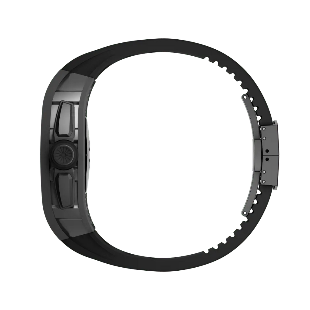 Carbon Fiber Case & Silicone Band for Apple Watch