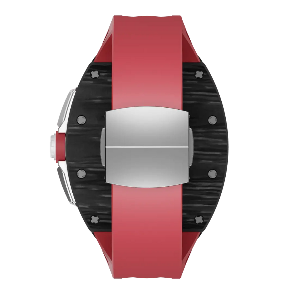 Carbon Fiber Case & Silicone Band for Apple Watch