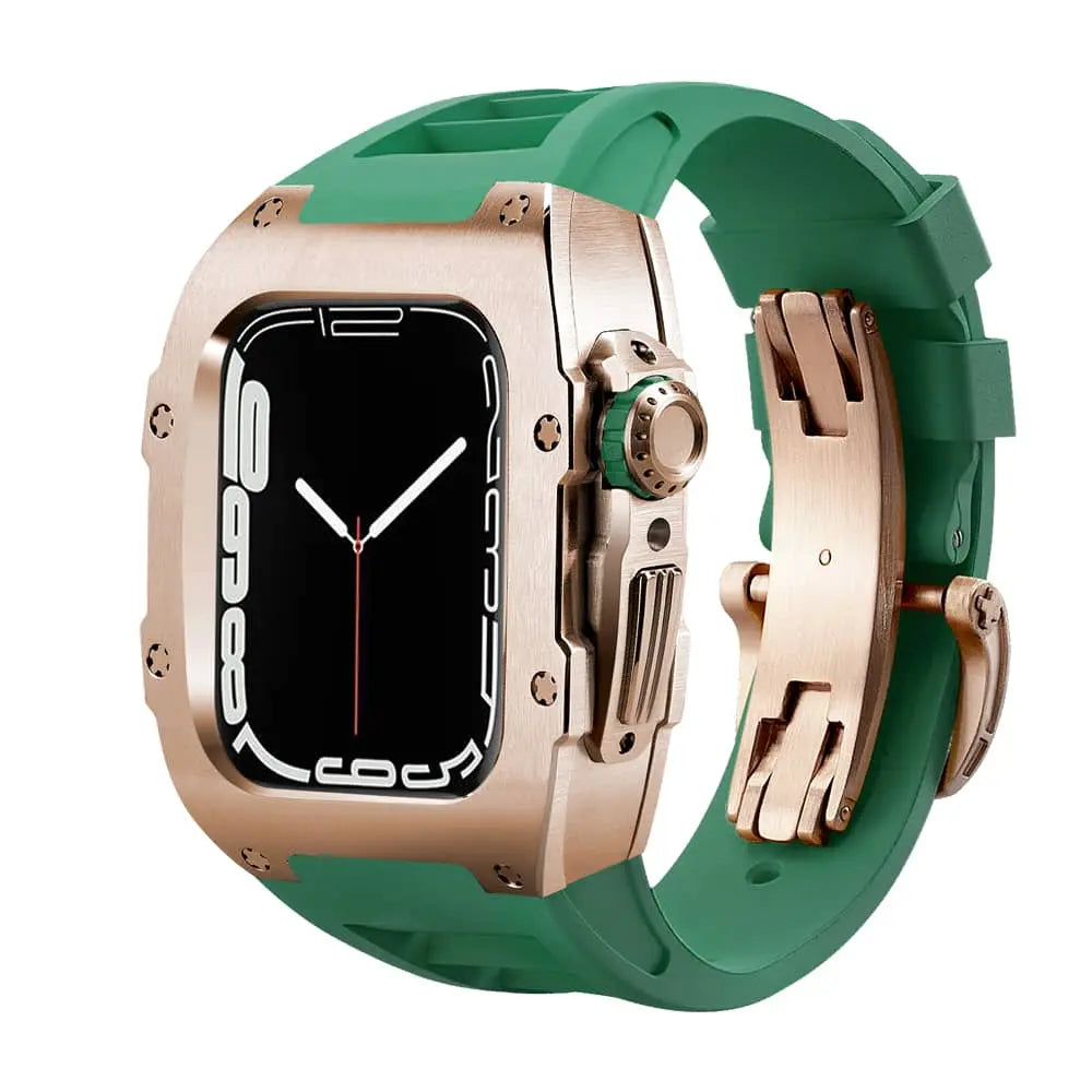 Titanium Case & Silicone Band for Apple Watch