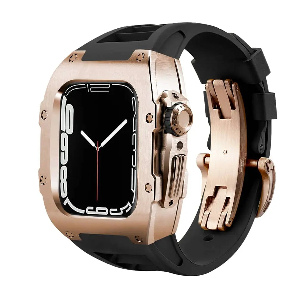 Titanium Case & Silicone Band for Apple Watch