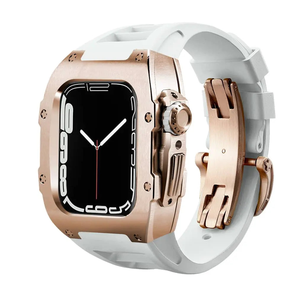 Titanium Case & Silicone Band for Apple Watch