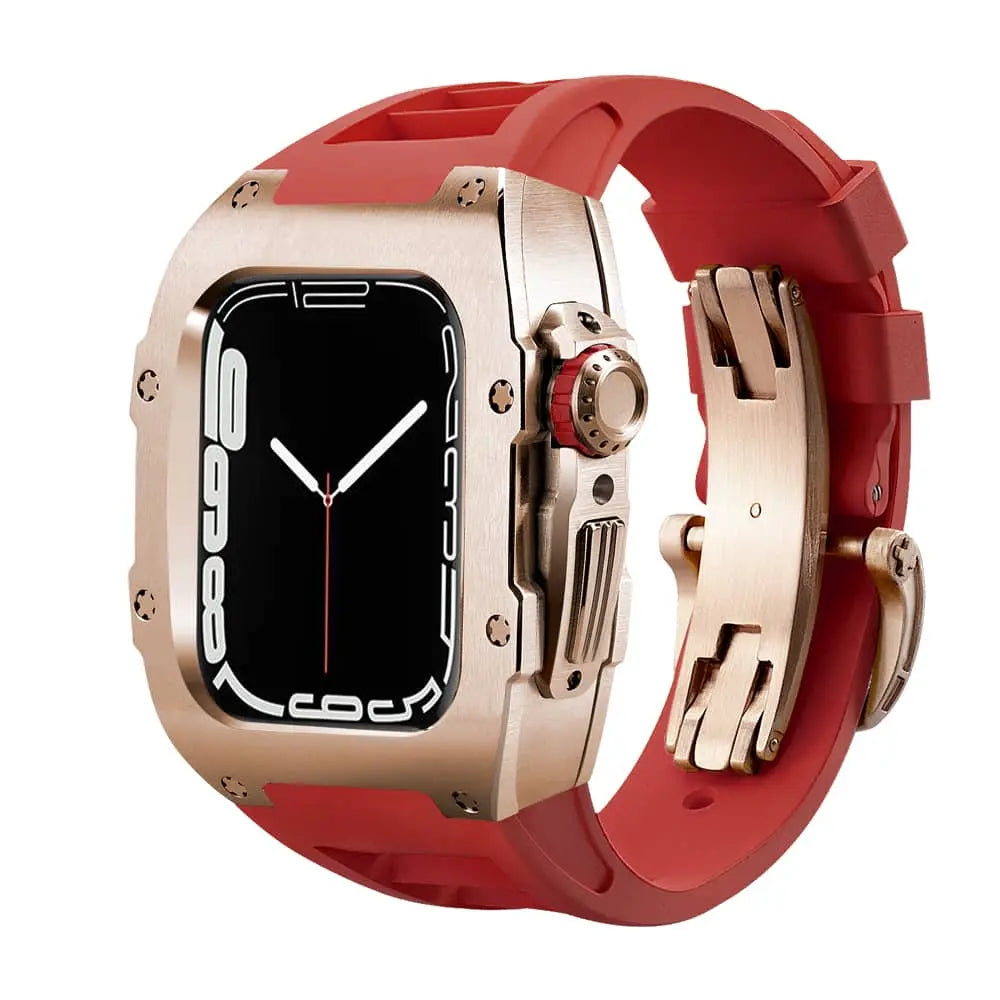 Titanium Case & Silicone Band for Apple Watch