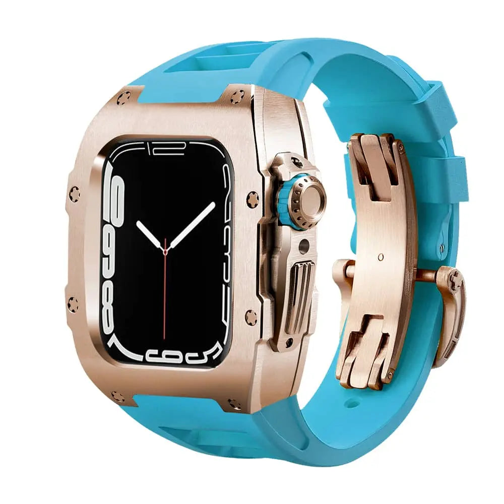 Titanium Case & Silicone Band for Apple Watch