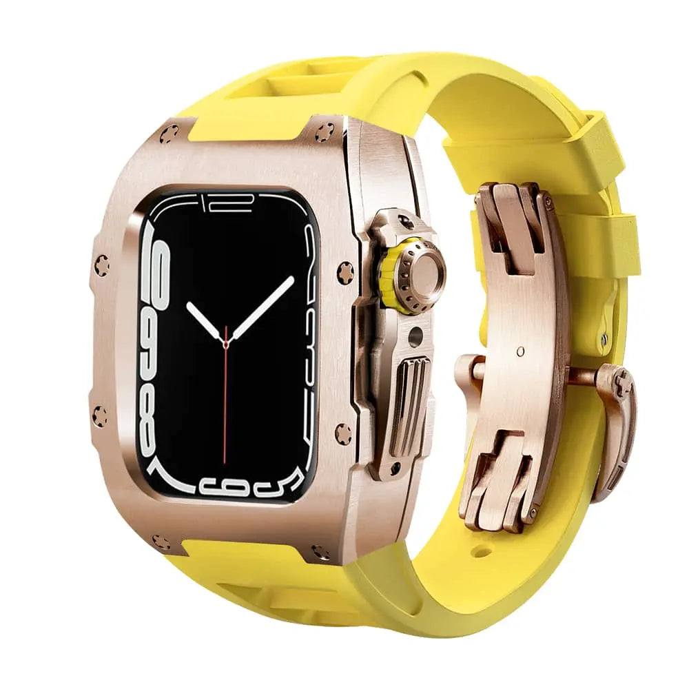 Titanium Case & Silicone Band for Apple Watch
