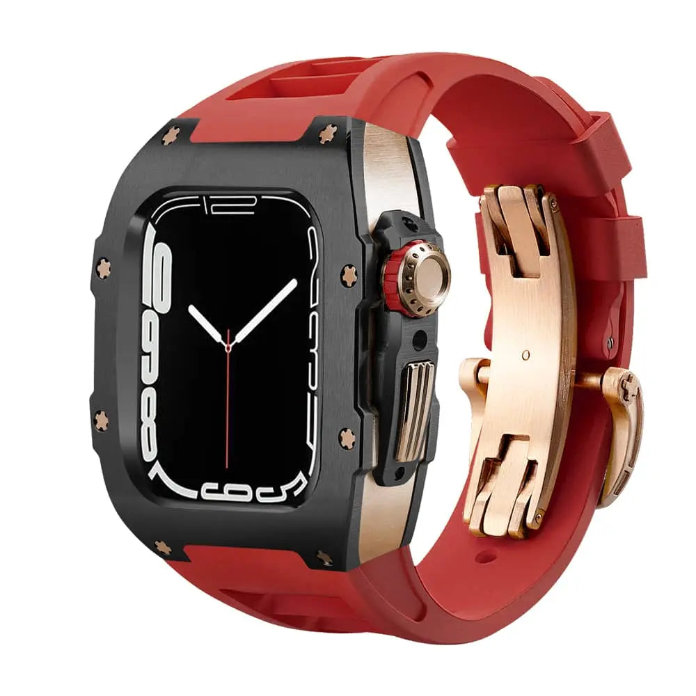 Titanium Case & Silicone Band for Apple Watch