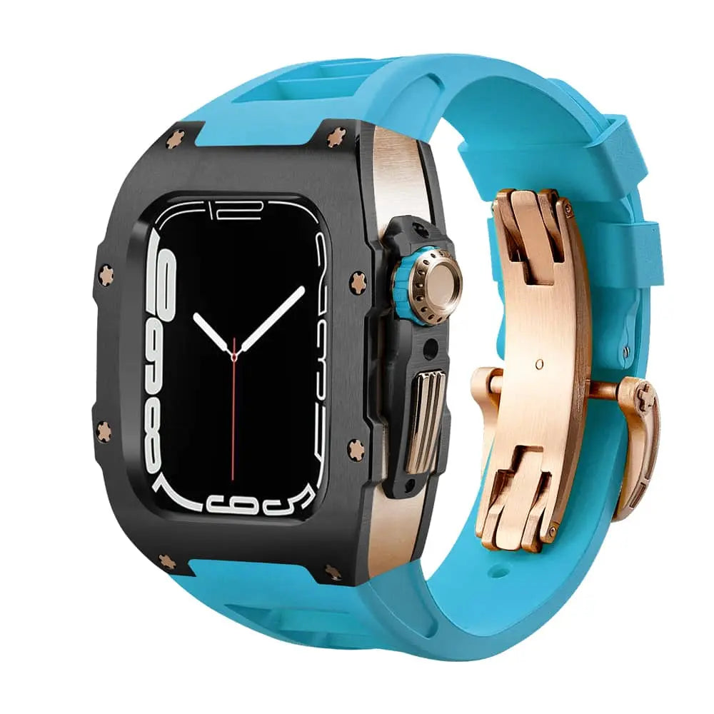 Titanium Case & Silicone Band for Apple Watch