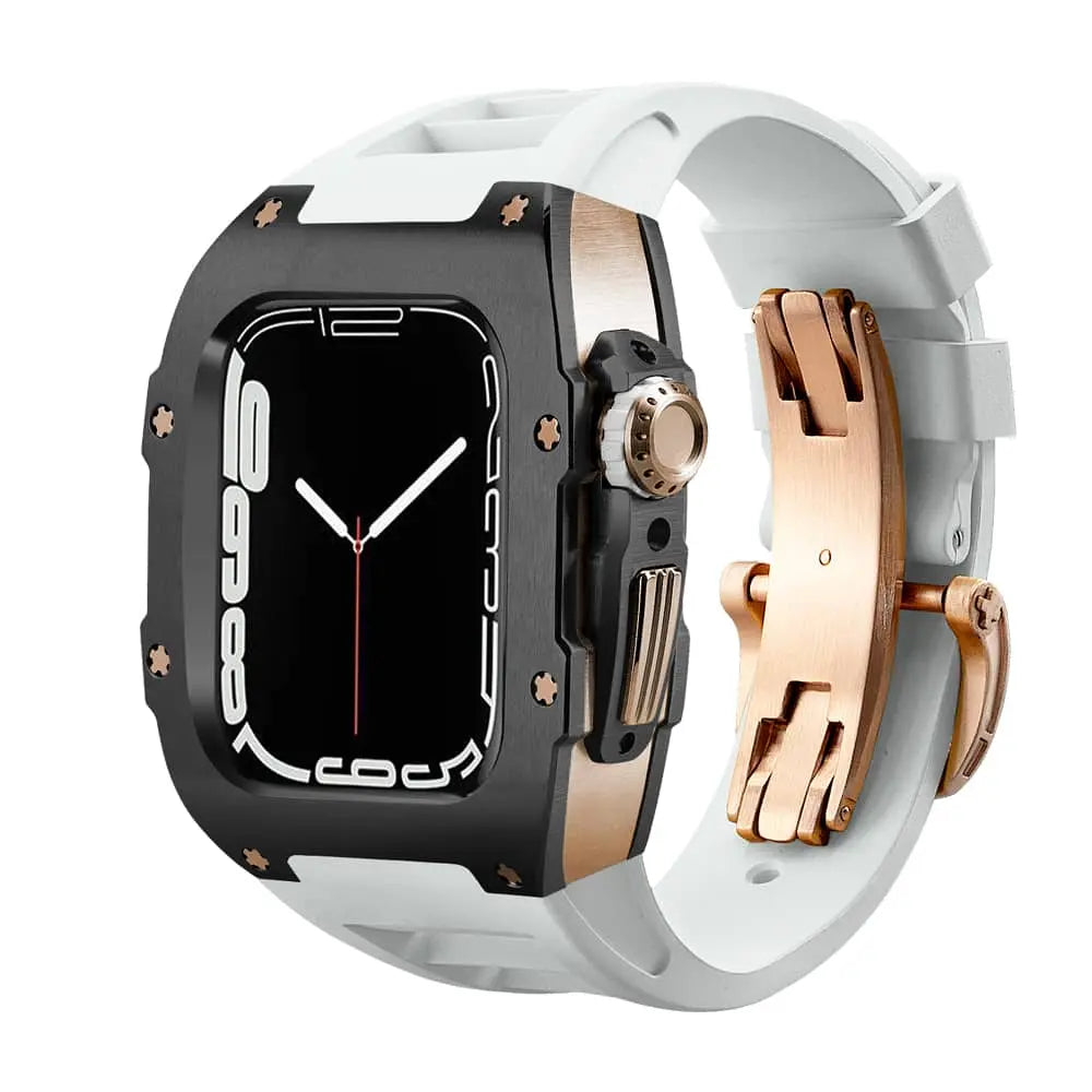 Titanium Case & Silicone Band for Apple Watch
