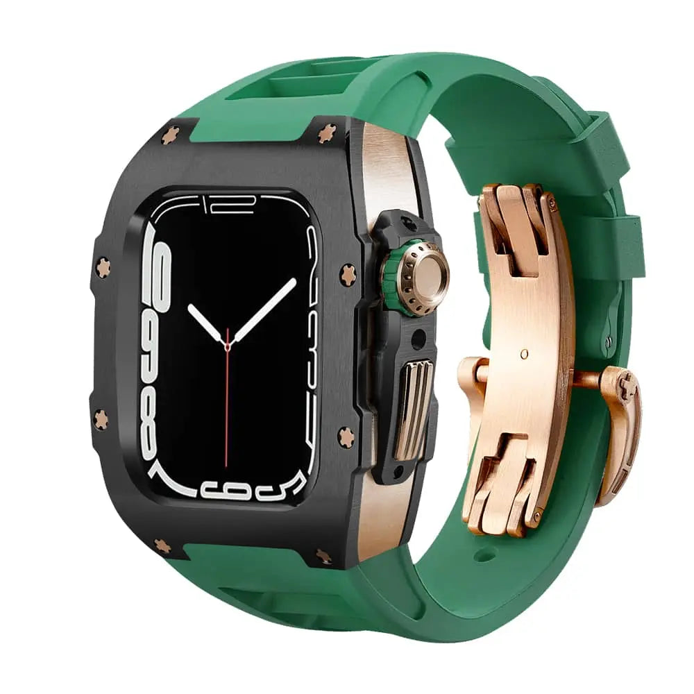 Titanium Case & Silicone Band for Apple Watch