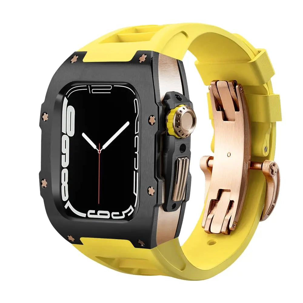 Titanium Case & Silicone Band for Apple Watch