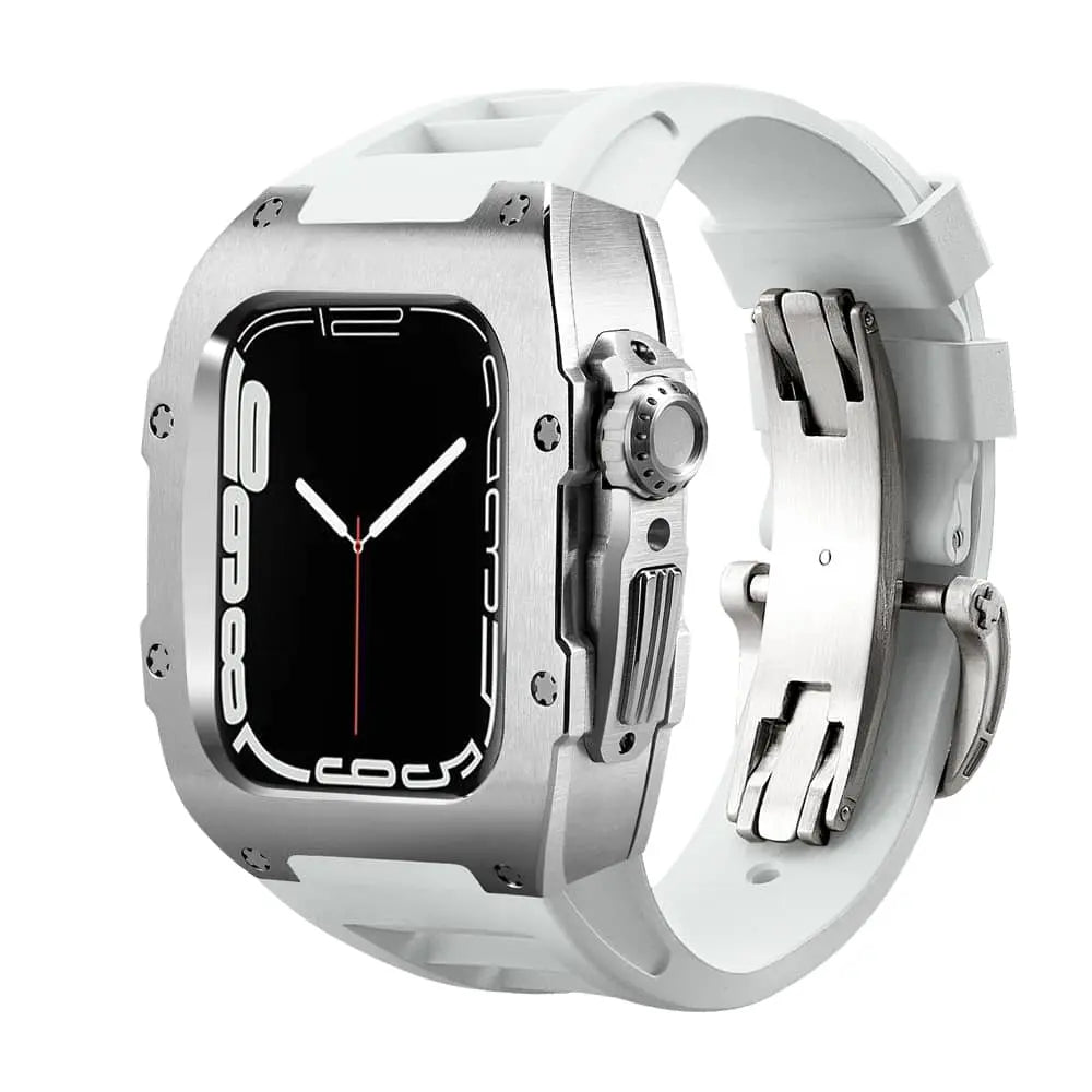 Titanium Case & Silicone Band for Apple Watch