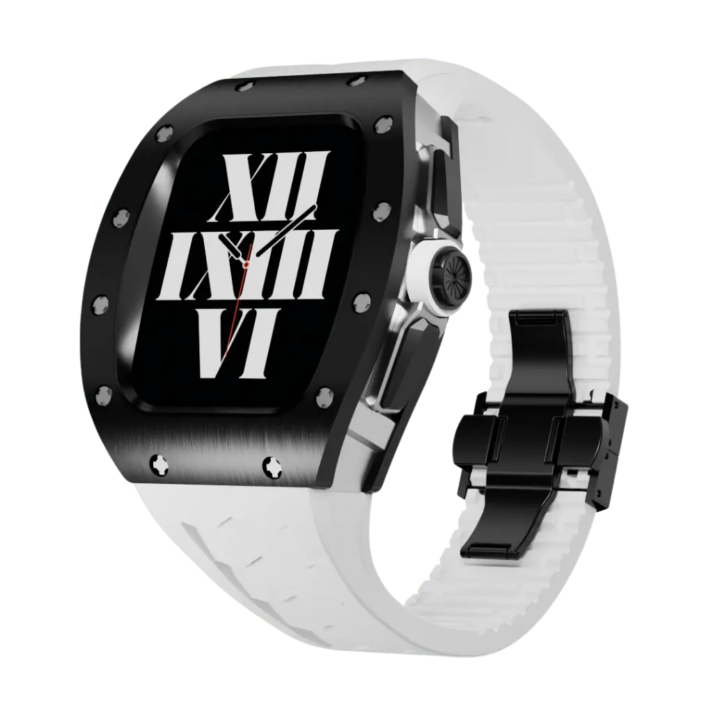 Titanium Case & Silicone Band for Apple Watch